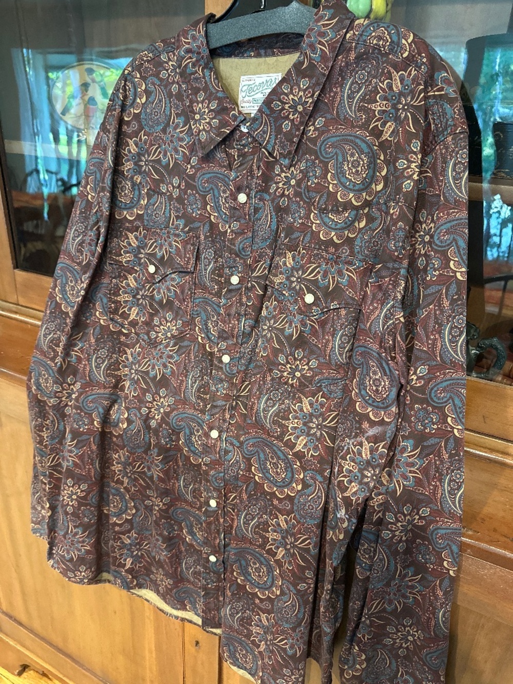 Tecovas Men’s Pearl Snap Button Down Shirt